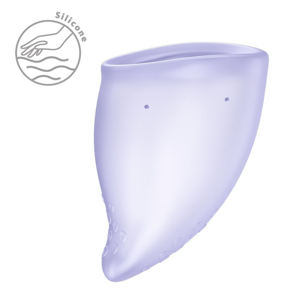 Менструальна чаша Fun Factory FUN CUP SIZE B Purple, d 4,3 см, об&rsquo;єм 30 мл