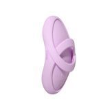 Смарт-вибратор для клитора Svakom Echo 2 Pink Lilac, подогрев до 38 &deg;C, съемная насадка на палец