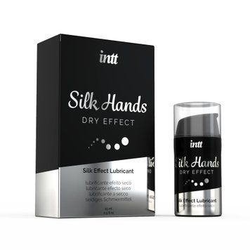 Ультрагуста силіконова змазка Intt Silk Hands з матовим ефектом, шовковистий ефект, 15 мл