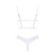 Эротический комплект Obsessive Heavenlly 2-pcs cupless set XL/2XL, открытая грудь, с доступом
