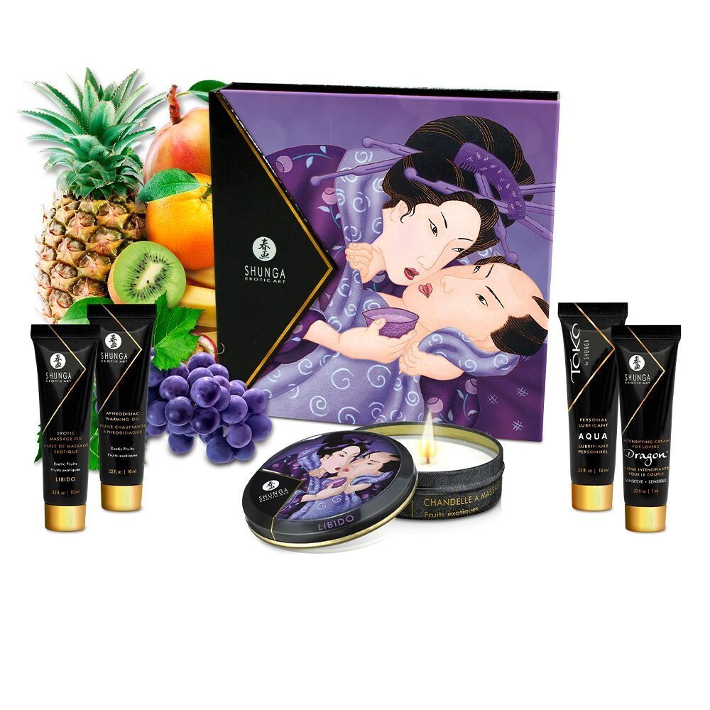 Подарочный набор Shunga Geishas Secrets &ndash; Exotic Fruits для шикарной ночи вдвоем