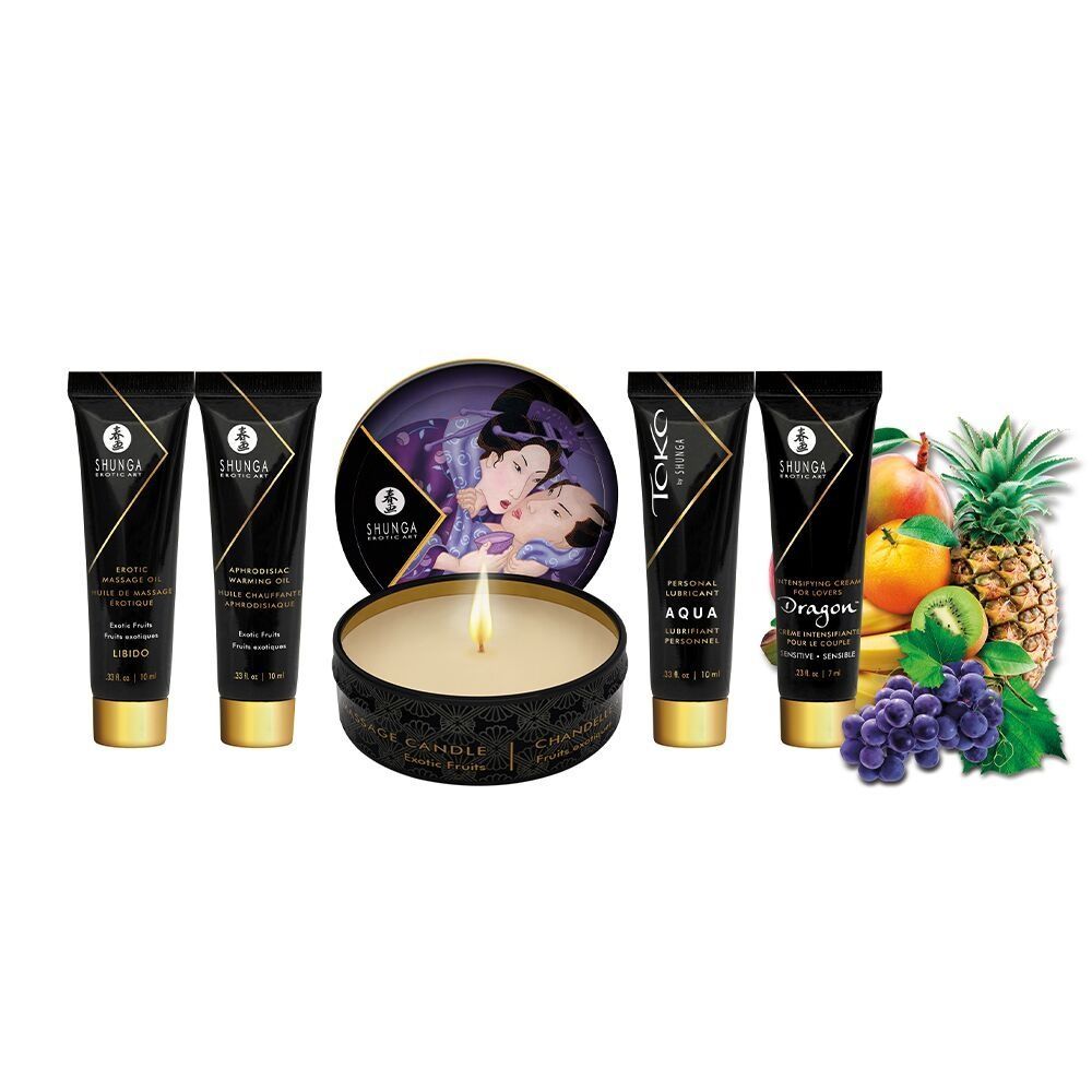 Подарочный набор Shunga Geishas Secrets &ndash; Exotic Fruits для шикарной ночи вдвоем