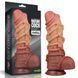 Фалоімітатор Dual-Layered Silicone Cock With Rope 10.5" Flesh