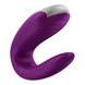 Смарт-вибратор для пар Satisfyer Double Fun с пультом ДУ, фиолетовый