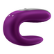 Смарт-вибратор для пар Satisfyer Double Fun с пультом ДУ, фиолетовый