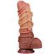 Фалоімітатор Dual-Layered Silicone Cock With Rope 10.5" Flesh
