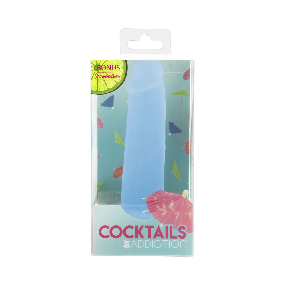 Фаллоимитатор на присоске Cocktails by Addiction &ndash; Blue Lagoon