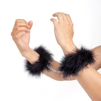 Наручники Black Marabou Handcuffs