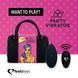 Вібратор в трусики FeelzToys Panty Vibrator Black з пультом ДК, 6 режимів роботи, сумочка-чохол