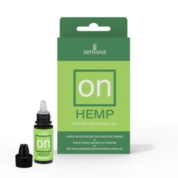 Возбуждающие капли для клитора Sensuva &ndash; ON for Her Hemp Infused Arousal Oil (5 мл) с маслом конопли