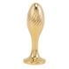 Металева анальна пробка Лисячий хвіст LOCKINK SEVANDA White Fox-Tail Anal Pear-shape Plug