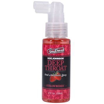 Спрей для глубокого минета Doc Johnson GoodHead DeepThroat Spray &ndash; Sweet Strawberry 59 мл