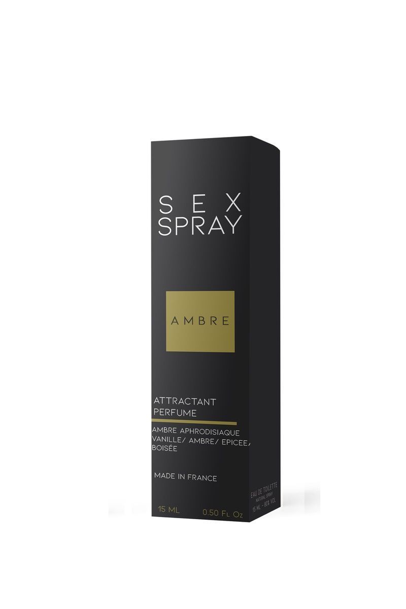 Чоловічі парфуми з феромонами Sex Spray Ambre, 15 мл