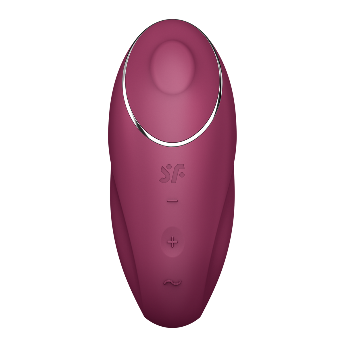 Вибростимулятор-пульсатор Satisfyer Tap & Climax 1 Red, эффект постукивания пальцем, 2 мотора