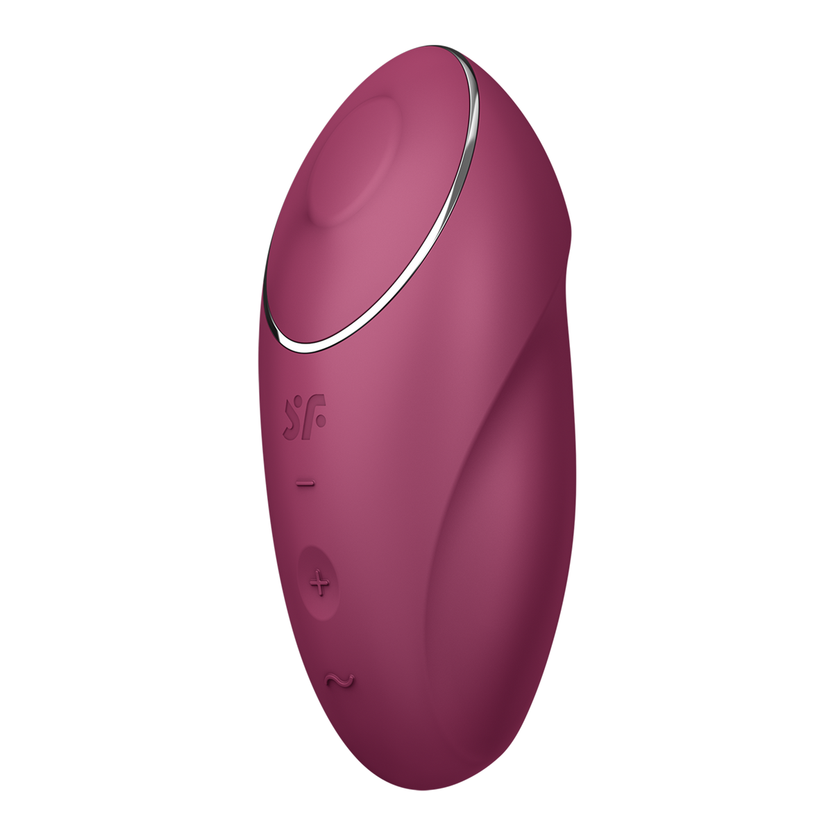 Вибростимулятор-пульсатор Satisfyer Tap & Climax 1 Red, эффект постукивания пальцем, 2 мотора