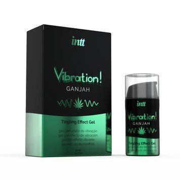 Жидкий вибратор Intt Vibration Ganjah, 15 мл