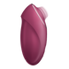 Вибростимулятор-пульсатор Satisfyer Tap & Climax 1 Red, эффект постукивания пальцем, 2 мотора