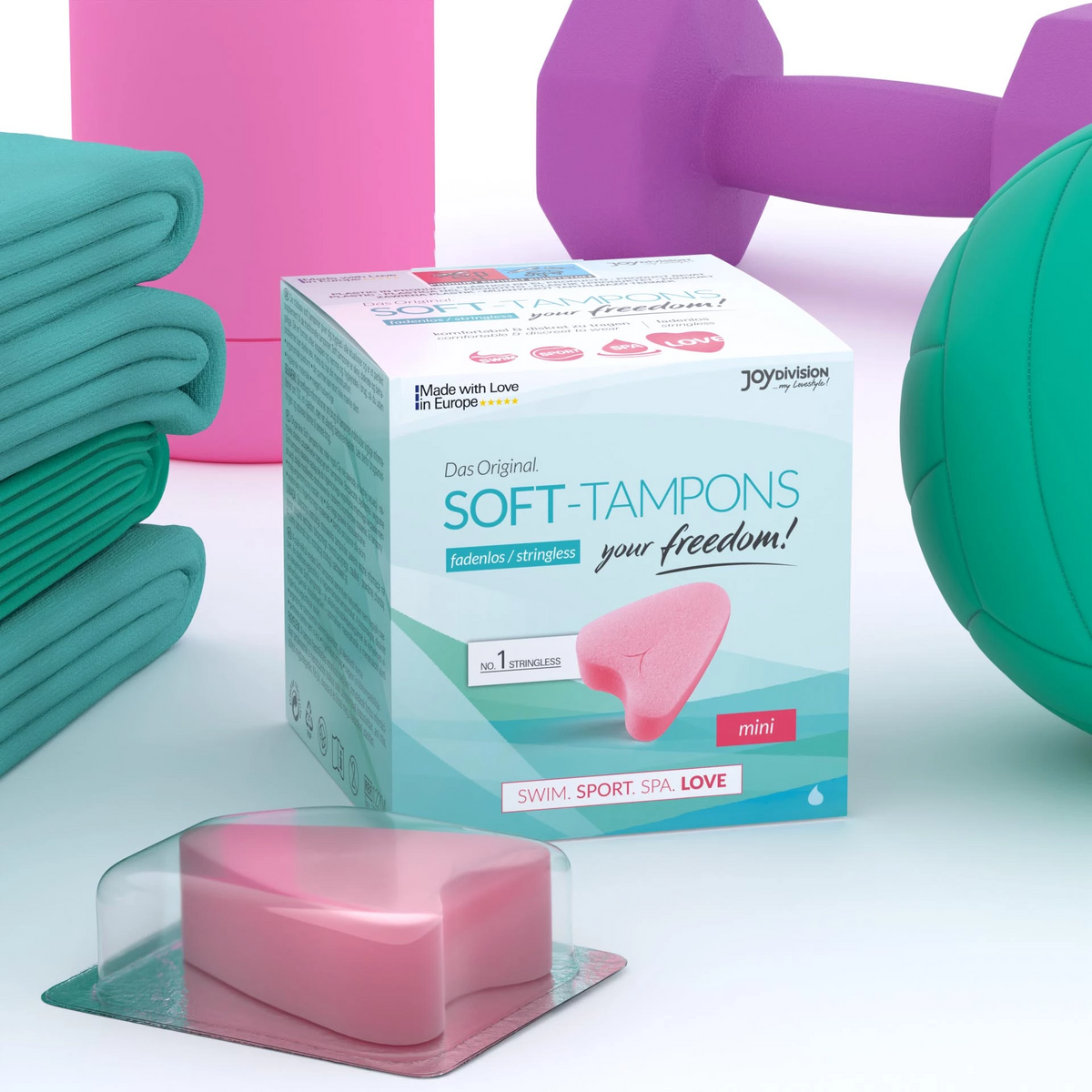 Гігієнічні тампони для сексу Soft-Tampons Mini, 3 шт.