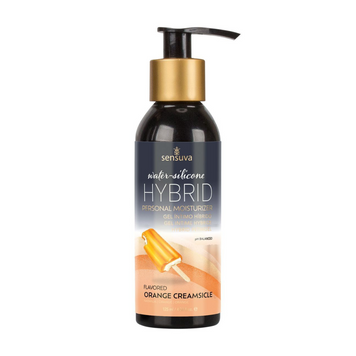 Смазка водно-силиконовая Sensuva Hybrid Orange Creamsicle (125мл) без сахара, можно для оральных ласк