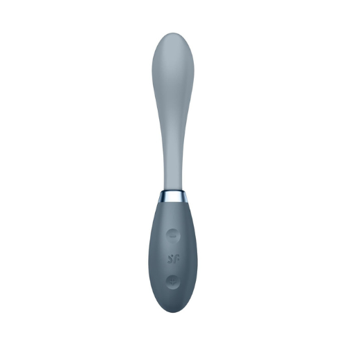 Вібратор Satisfyer G-Spot Flex 3 Grey, гнучкий стовбур із фіксацією положення