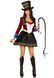 Костюм дресирувальниці Leg Avenue Ringmaster Costume, сукня, капелюх, S