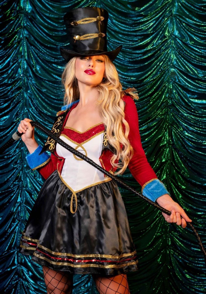 Костюм дресирувальниці Leg Avenue Ringmaster Costume, сукня, капелюх, S