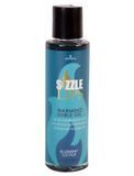 Согревающий массажный гель Sensuva Sizzle Lips Blueberry Ice Pop (125 мл), без сахара, съедобный