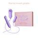Набір 3в1 Zalo &ndash; UNICORN Set Violet, віброяйце, пульсатор, вакуумний стимулятор