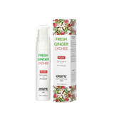 Стимулирующий гель EXSENS Kissable Fresh Ginger Litchi 15мл, можно для поцелуев, охлаждающий