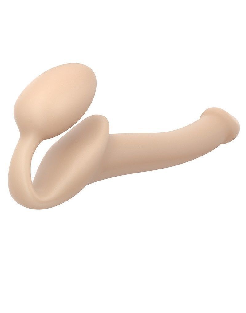 Безремінний страпон Strap-On-Me Flesh S, повністю регульований, діаметр 2,7см