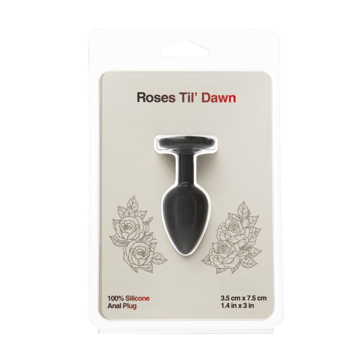 Анальна пробка BMS Roses Til&rsquo; Dawn Silicone Anal Plug Small