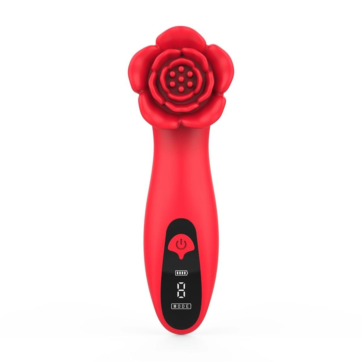 Роскошный вибратор для клитора Loviss Tona Rose Vibrator, в виде розы, 9 режимов