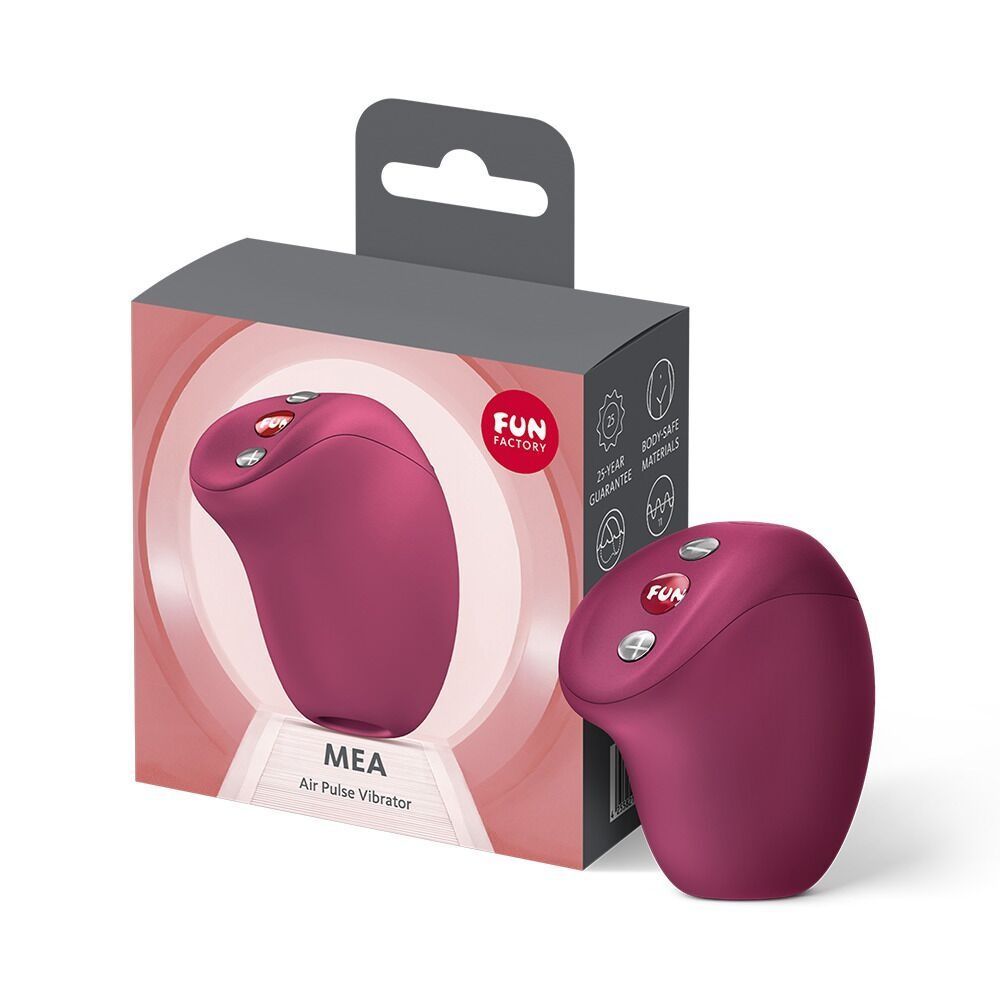 Вакуумный стимулятор Fun Factory MEA Wine Red, функция посторгазм