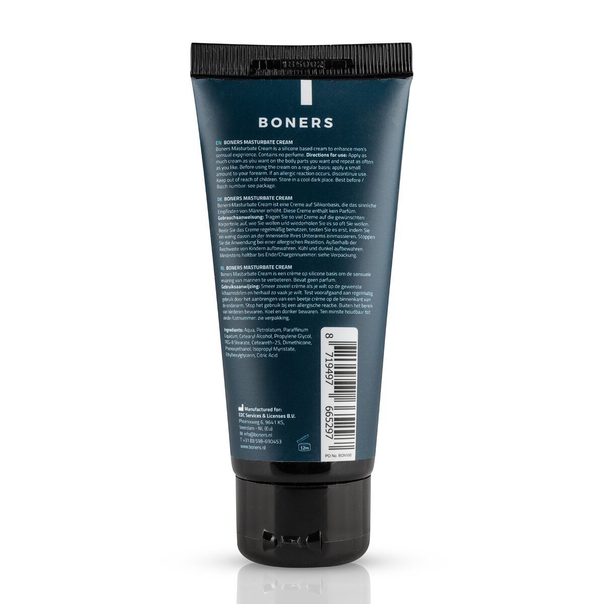 Крем для мастурбации Boners Masturbation Cream на водно-силиконовой основе