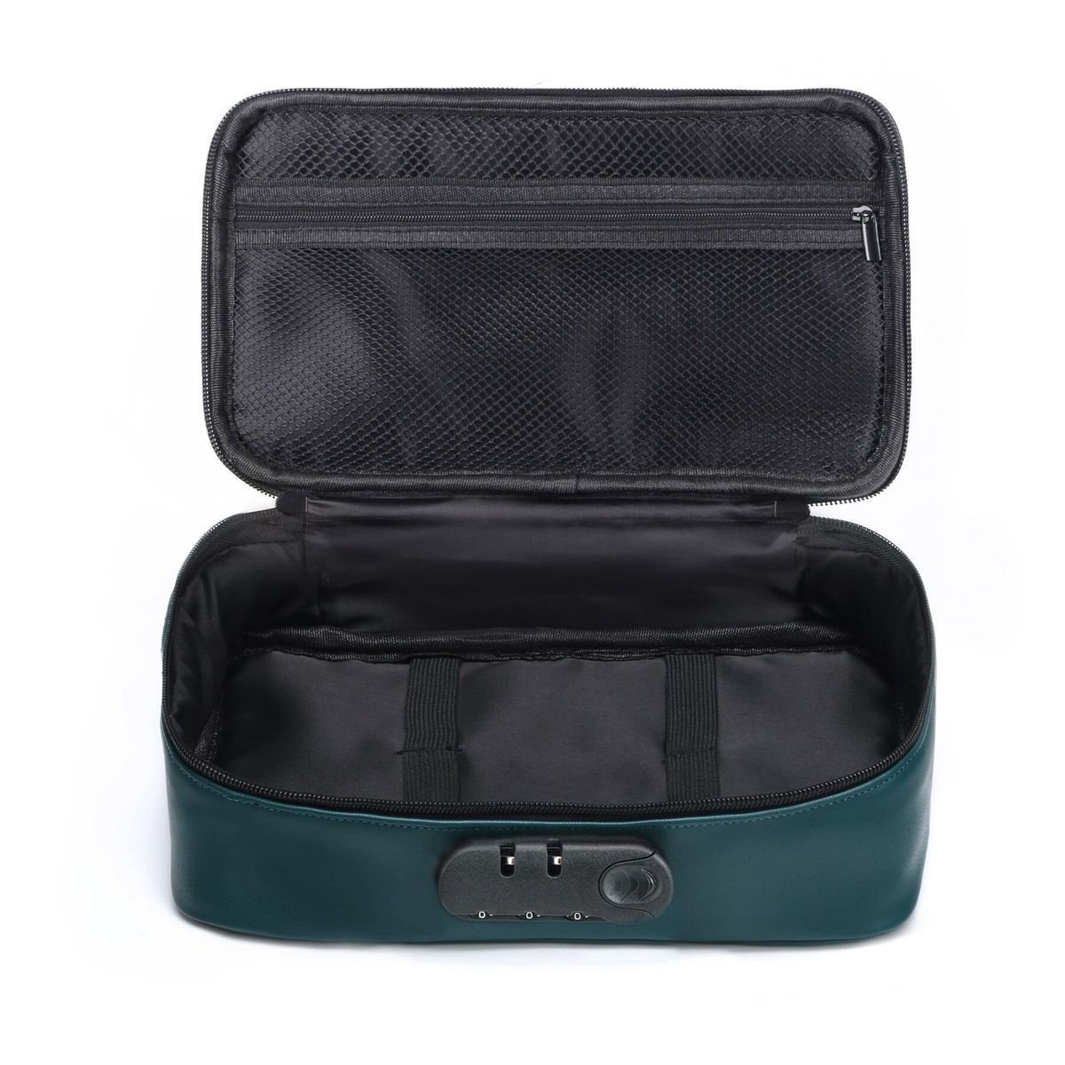 Кейс для игрушек Dorcel DISCREET BOX LUXURY GREEN, кодовый замок, 27&times;16&times;7,62 см