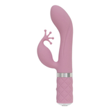 Роскошный вибратор-кролик Pillow Talk - Kinky Pink с кристаллом Сваровски, мощный