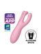 Клиторальный смарт-вибратор Satisfyer Threesome 4 Pink с тремя пальчиками