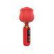 Вібромасажер Loviss Rose Mini Massage Wand Vibrator, головка у вигляді троянди, 9 режимів