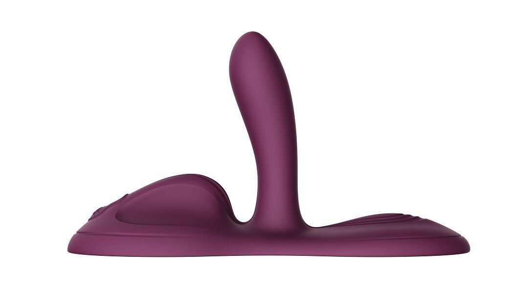 Sit-on-top смарт-вибратор Zalo &ndash; Flora Smart Vibrating Pad Velvet Purple, 9 моторов