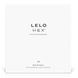 Презервативи LELO HEX Condoms Original 36 Pack, тонкі та суперміцні