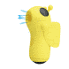 Вакуумный вибростимулятор клитора Pretty Love Magic Bee Stimulator Yellow