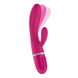 Вибратор-кролик Liebe Bend It Plus Cerise, гибкий, 2 мотора, 10 режимов