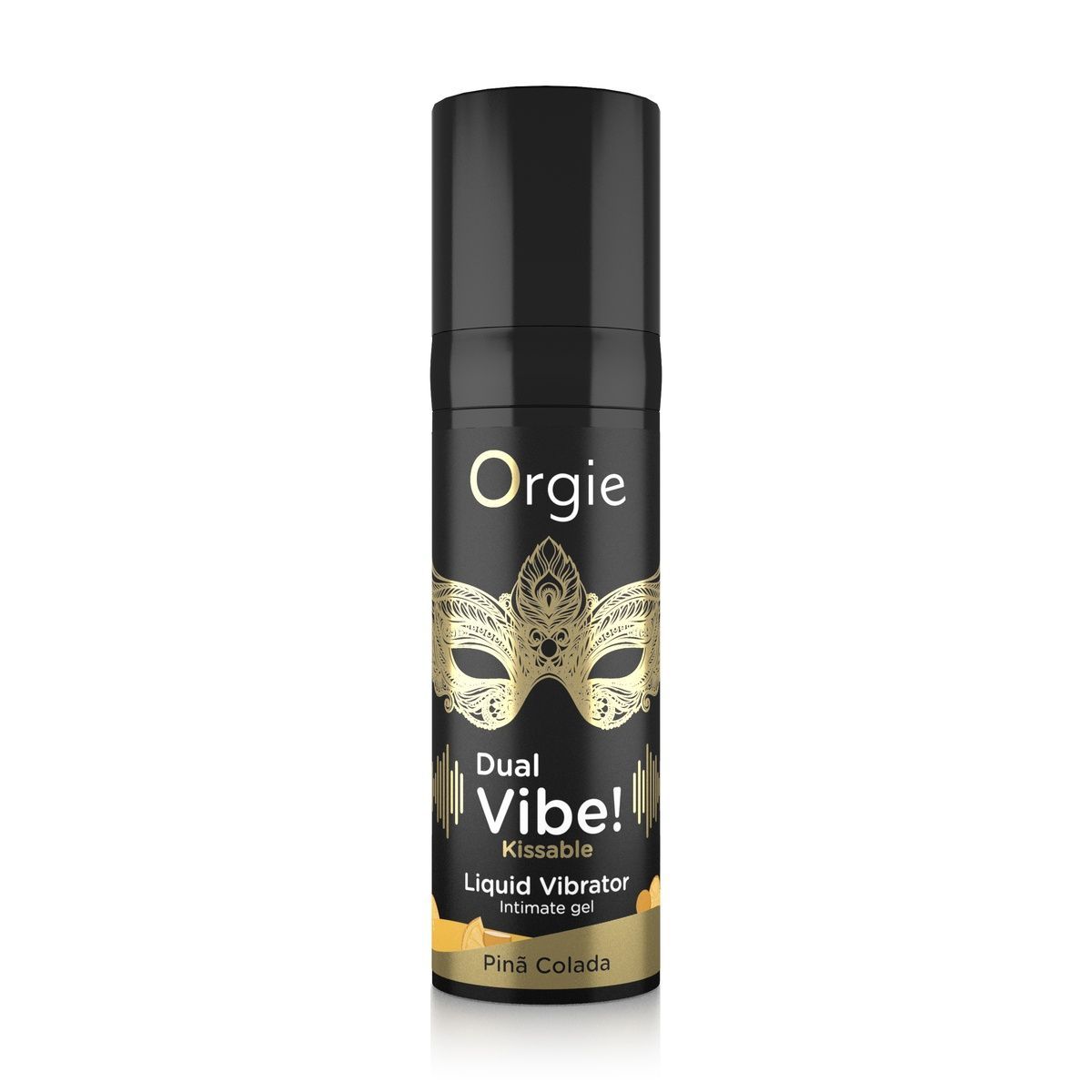 Жидкий вибратор Orgie Dual Vibe! Pina Colada Kissable Liquid Vibrator, 15 мл