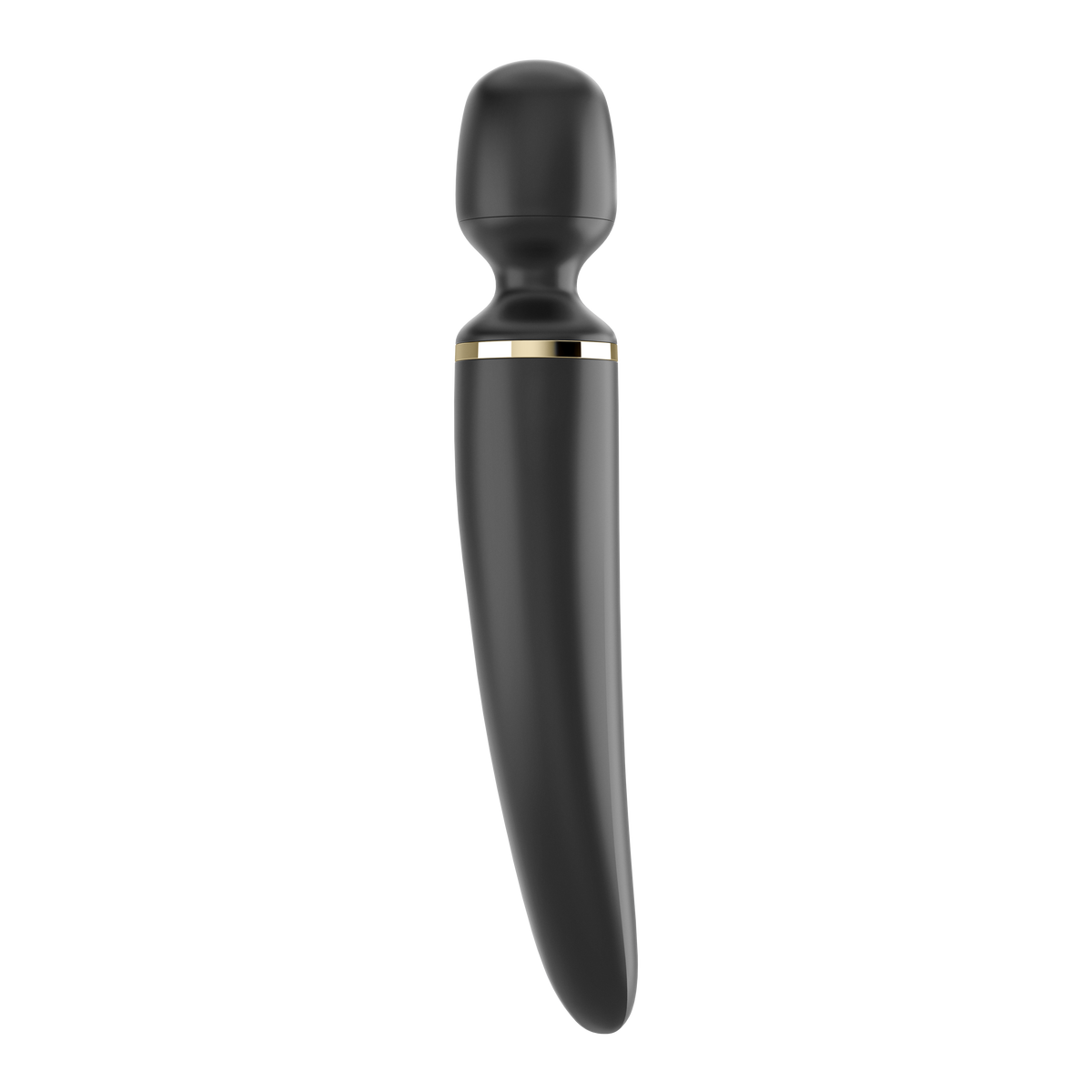 Вібромасажер Satisfyer Wand-er Woman (Black/Gold), водонепроникний, потужний, розмір XXL