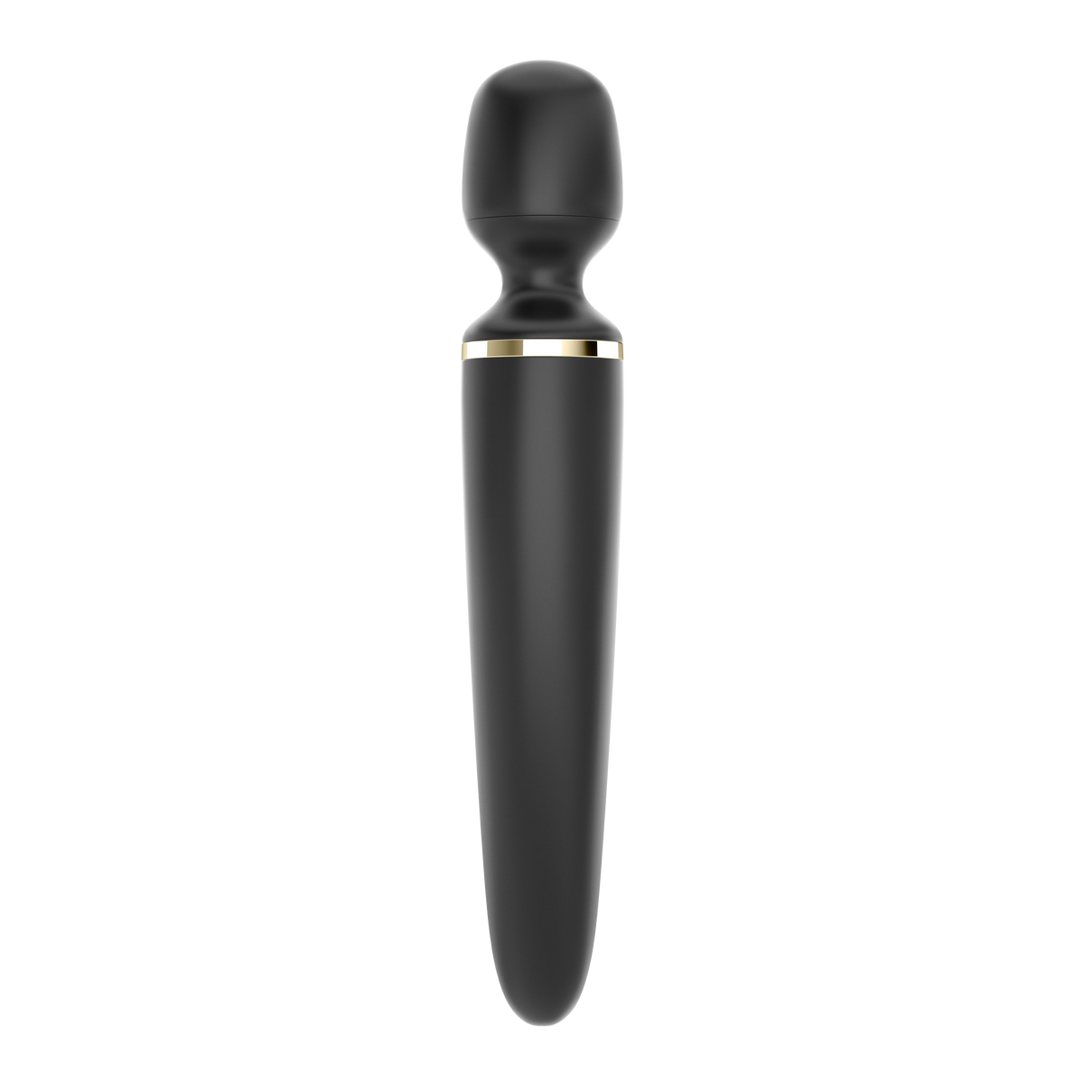 Вібромасажер Satisfyer Wand-er Woman (Black/Gold), водонепроникний, потужний, розмір XXL