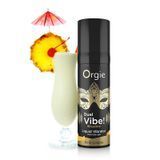 Жидкий вибратор Orgie Dual Vibe! Pina Colada Kissable Liquid Vibrator, 15 мл