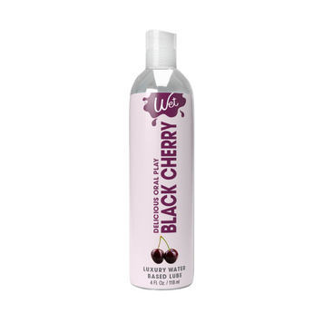 Лубрикант на водной основе Wet Oral Play Black Cherry (118 мл), съедобный, без сахара