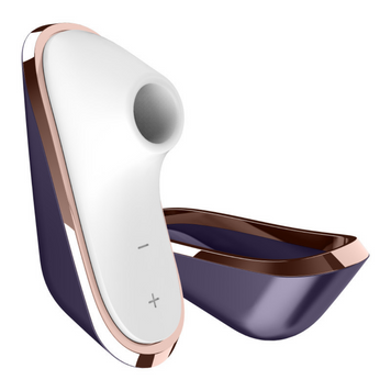 Вакуумный клиторальный стимулятор Satisfyer Traveler, корпус-чехол на магнитах