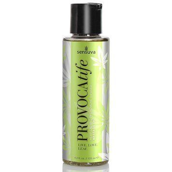 Массажное масло Sensuva: Provocatife Hemp Oil Infused Massage с феромонами и маслом конопли  (125 мл)