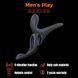 Вібраційне ерекційне кільце Erospace Men&rsquo;s Play Vibrating Cock Ring With Clitoral & Taint Stimulation B11